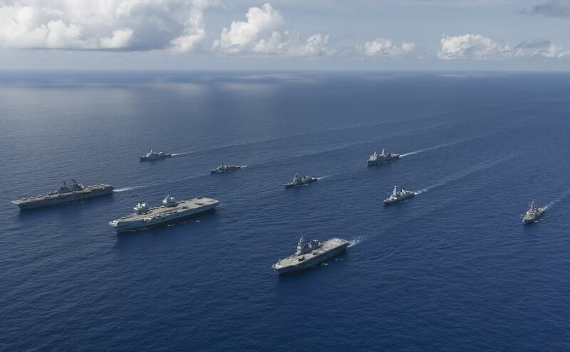 A previous deployment saw the UK’s HMS Queen Elizabeth lead a carrier strike group to the Indo-Pacific in 2021