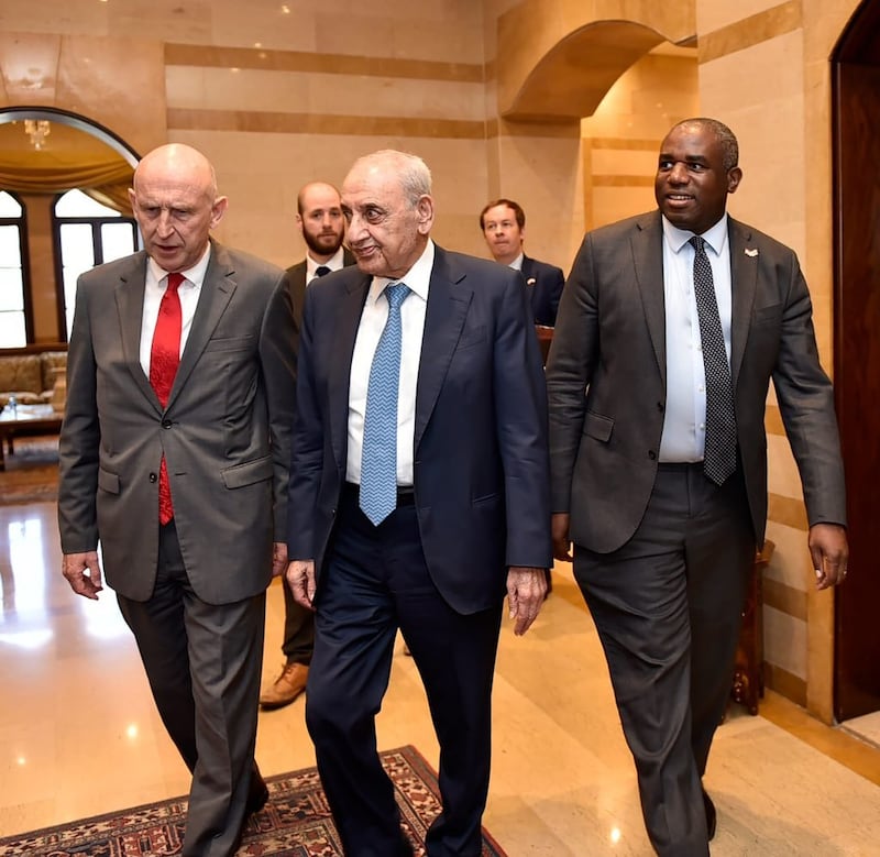 John Healey and David Lammy visited Lebanon on Thursday as escalating tensions threatened to drag the nation into the Israel-Hamas conflict