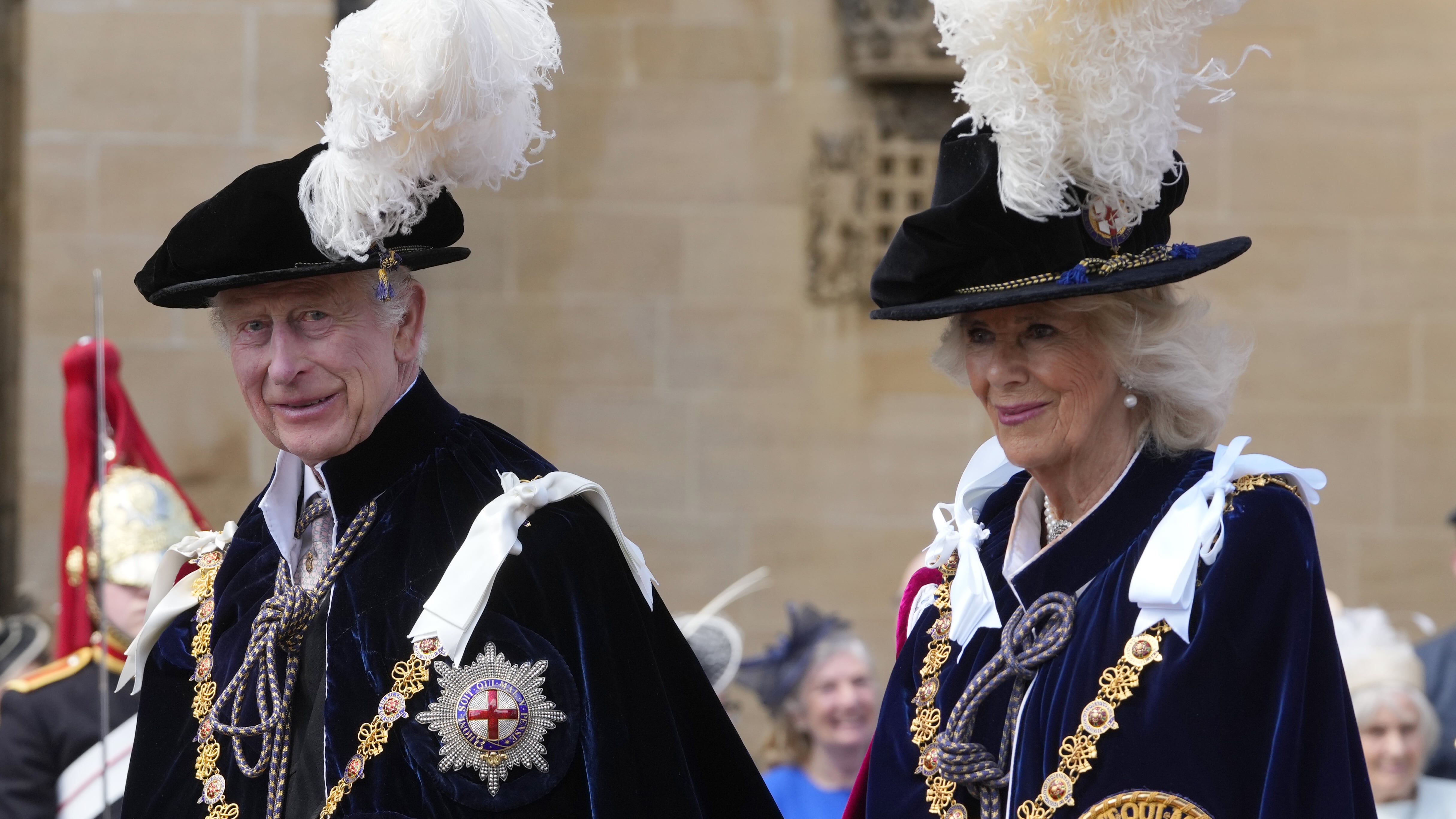 The King and Queen led the monarchy in celebrating the ancient Order of the Garter as the royal family’s summer season began in earnest