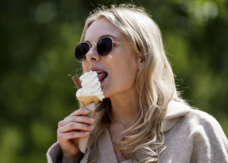 People ‘go into holiday mode’ and eat lots of ice cream when the weather is good, Katy Alston said