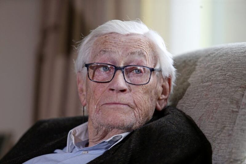 Former Deputy Leader of the SDLP Seamus Mallon pictured at home Picture Mal McCann. 