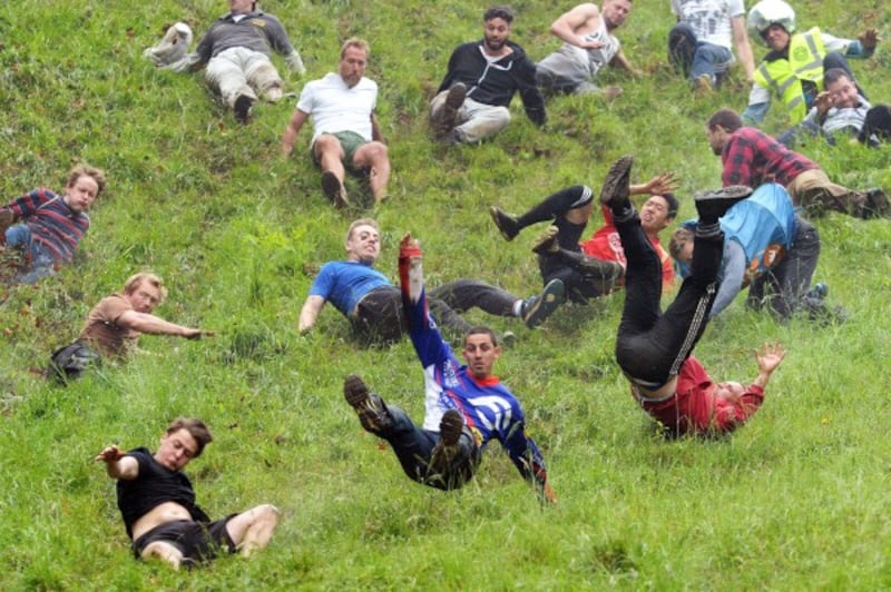 Cheese rolling