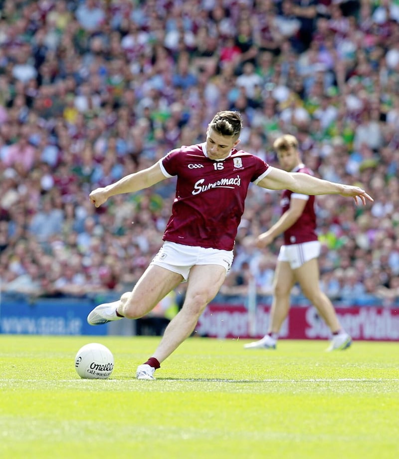 Shane Walsh scored nine points in the All-Ireland final against Kerry. Pic Philip Walsh. 