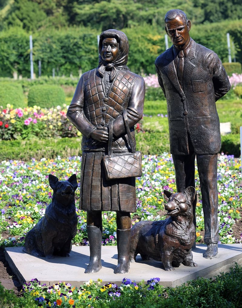 A new statue, created by artist Anto Brennan to commemorate Queen Elizabeth II and installed in Antrim Castle Gardens, has received mixed reviews from members of the public