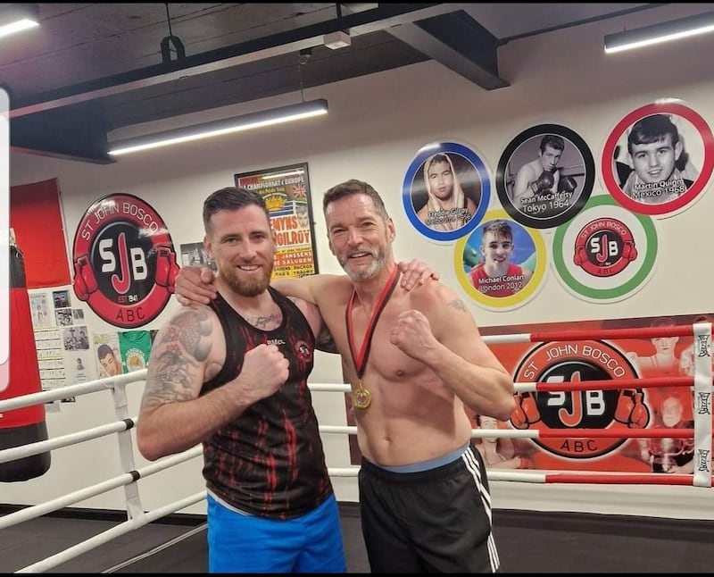 Fred Sirieix went toe to toe with local boxer Barry McCafferty on Monday night