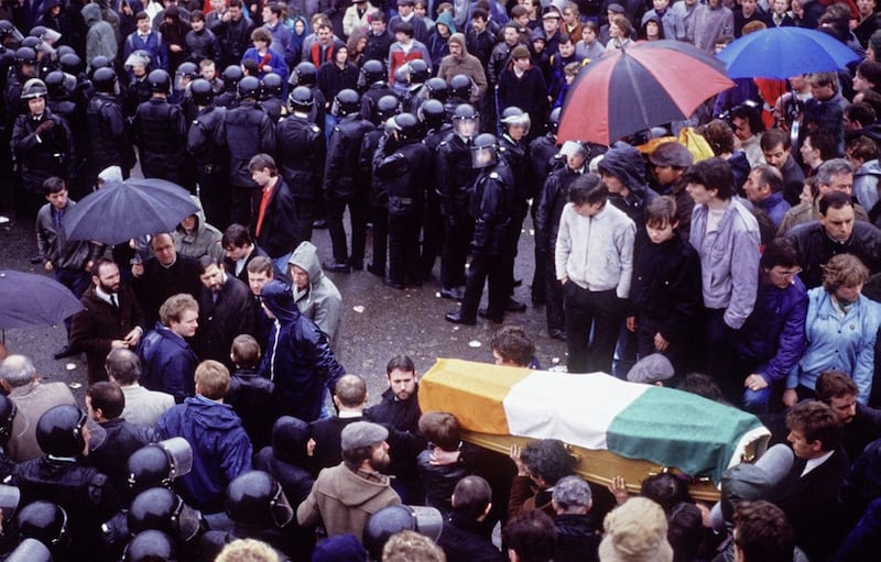 The funeral of Larry Marley was delayed for three days after the RUC surrounded the house. 