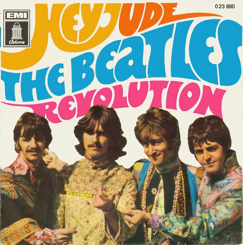 The Beatles’ new colourful and avant-garde style was exhibited on their album cover art