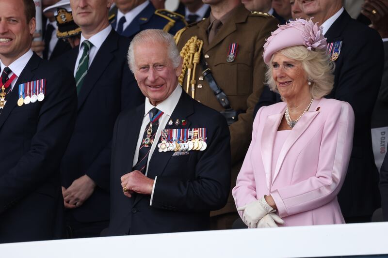 Charles and Camilla attending the UK’s national commemorative event for the 80th anniversary of D-Day in Portsmouth