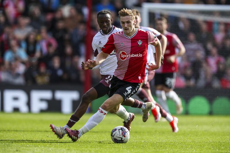 On-loan West Ham midfielder Flynn Downes has proved a key player for the Saints