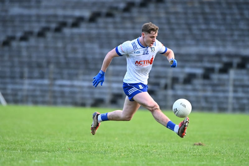 Micheal Hamill of Monaghan during the Allianz Football League Rd 2 Div 2 Monaghan v Westmeath (MonoPix)