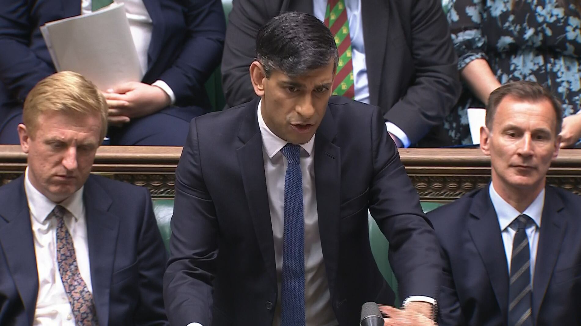 Prime Minister Rishi Sunak has said inflation figures are evidence that the Conservatives should ‘stick to the plan’ as opposition MPs claimed the country is ‘waiting for a Labour Government’