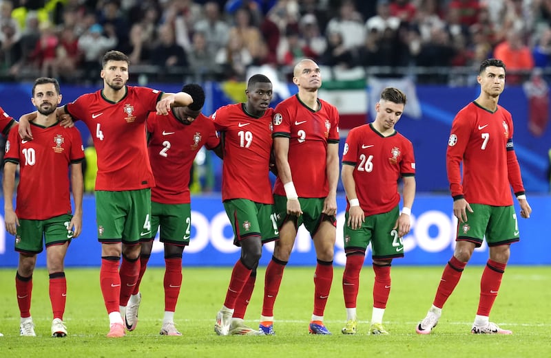 Portugal were knocked out after their second successive shoot-out of the competition