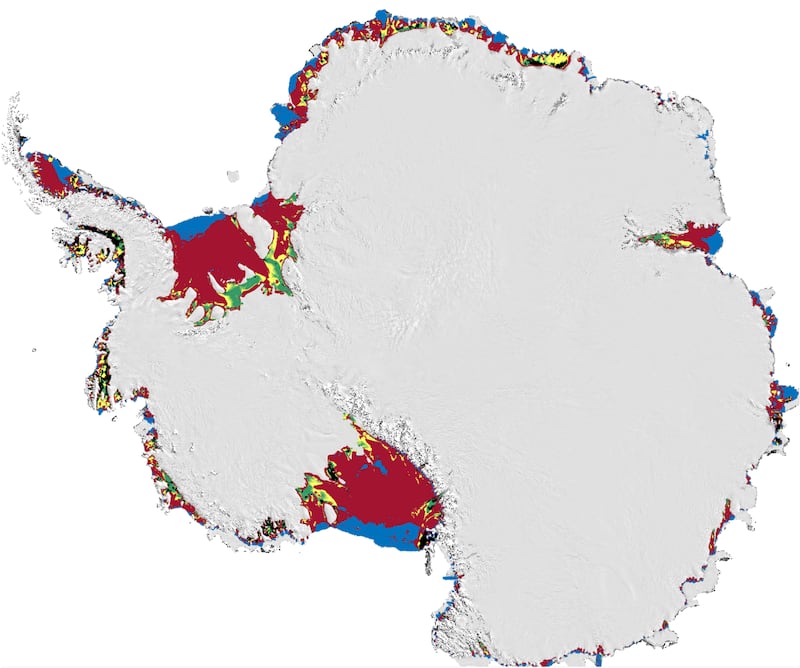 Map of Antarctica