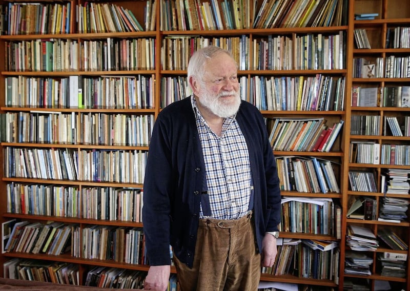 Poet Michael Longley, who along with Frank Ormsby edited a new edition of John Hewitt&rsquo;s Selected Poems. Picture by Mal McCann. 