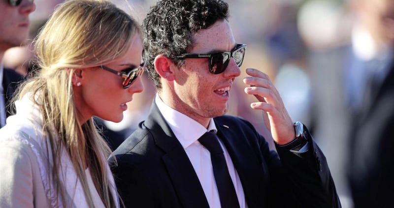 Rory McIlroy and Erica Stoll are set to tie the knot in Co Mayo today. Picture by Peter Byrne/PA Wire 