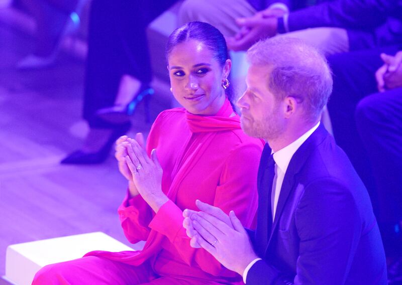 Harry and Meghan, who had attended the One Young World summit days before, were staying in Windsor