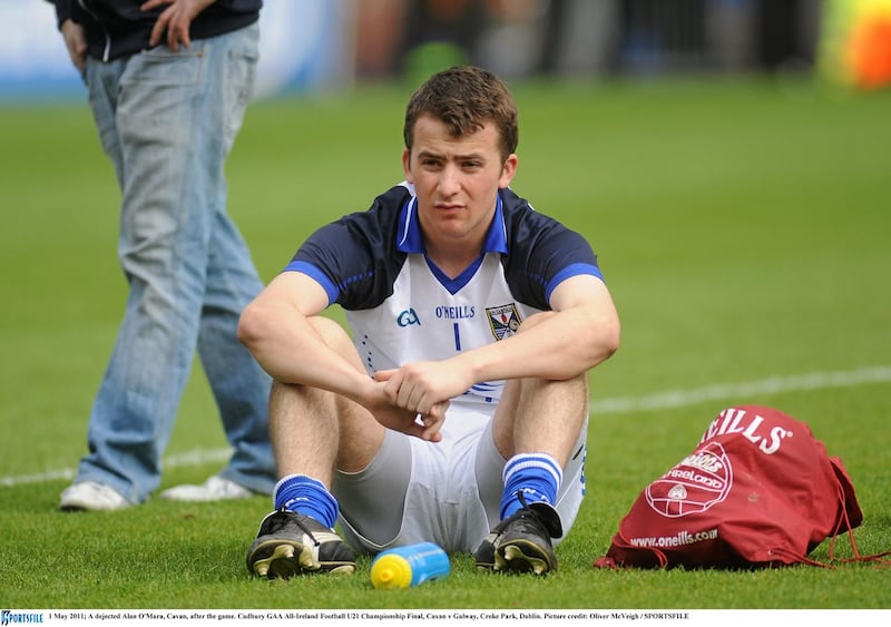 Former Cavan goalkeeper Alan O'Mara has released a book which documents his battle with depression &nbsp;