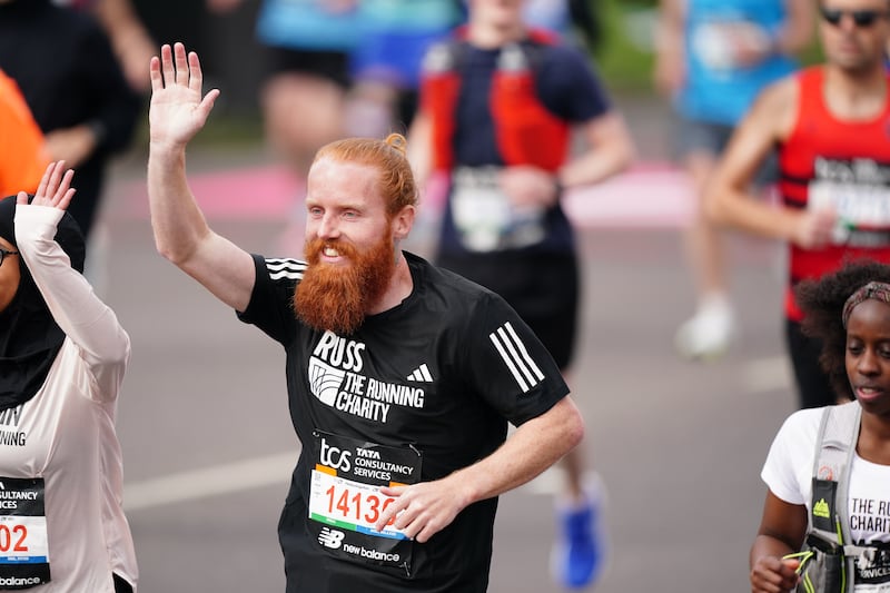‘Hardest Geezer’ Russ Cook took part in the TCS London Marathon in April