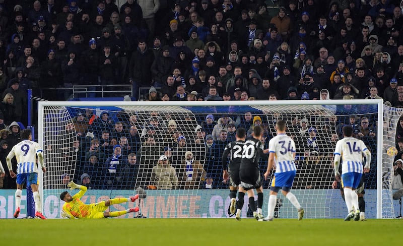 Joao Pedro’s penalty denied Arsenal victory at Brighton