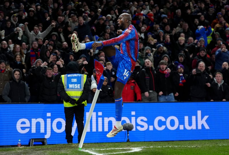 Jean-Philippe Mateta scored Palace’s equaliser