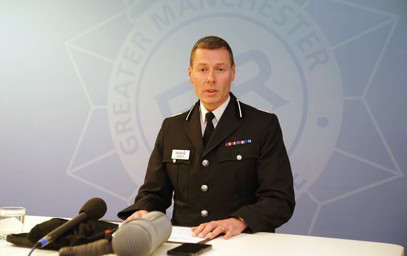 Assistant Chief Constable Matt Boyle speaking to the media