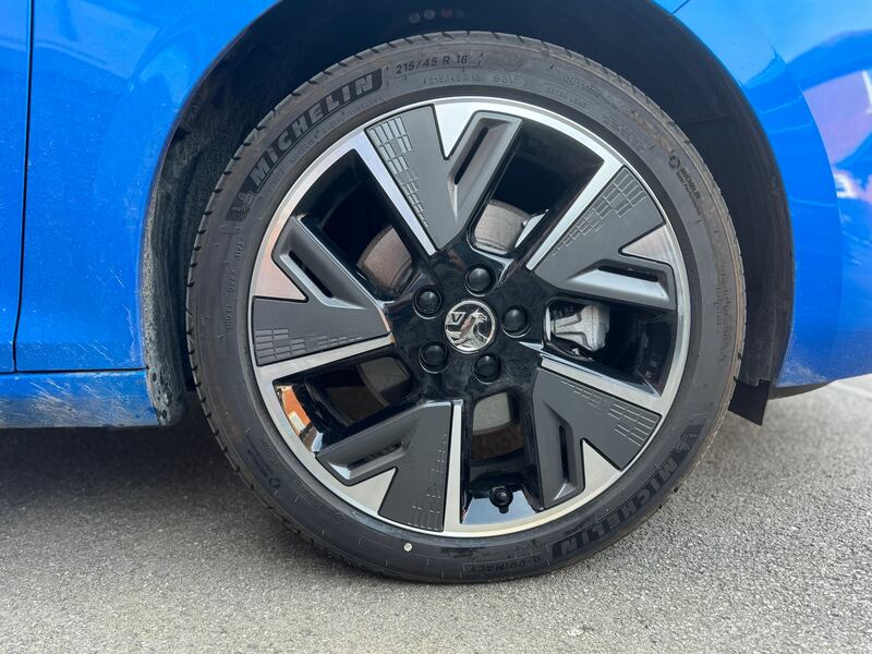 Intricate wheels are standard on the Astra