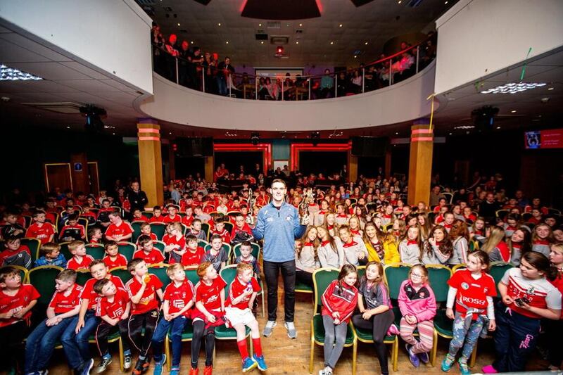 Two days after winning Footballer of the Year in 2018, Brian Fenton was in Magherafelt regaling the town's young people with tales of his Féile final clash with Fergal Duffin when the Rossas won the 2007 title.