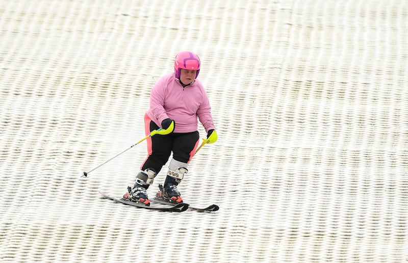 Lucy Best in action during a Team Ireland ski training