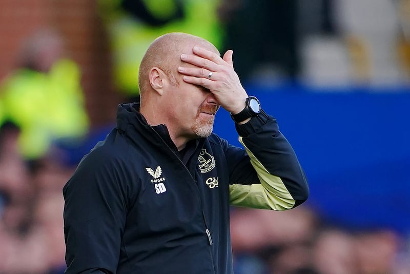 Sean Dyche was sacked by Everton just hours before their FA Cup tie against Peterborough