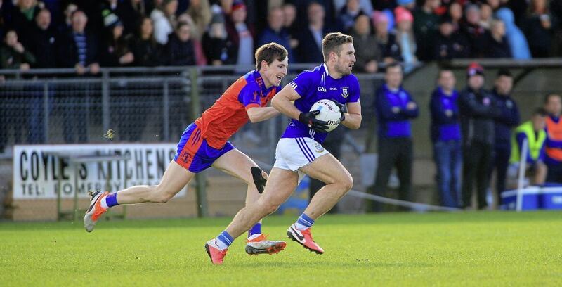 Niall Sludden knows Dromore have a lot to improve on to go further in the Tyrone SFC Picture: Seamus Loughran. 