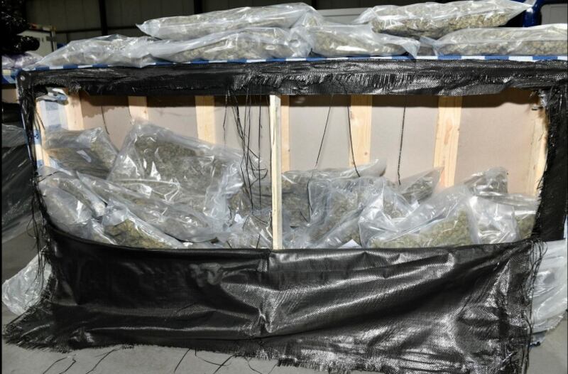 Cannabis was hidden in divan beds 