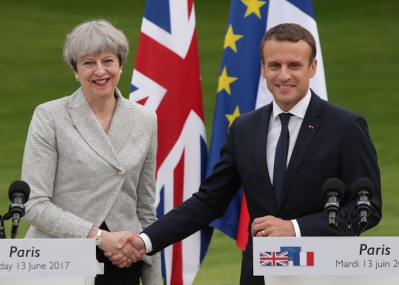 May and Macron