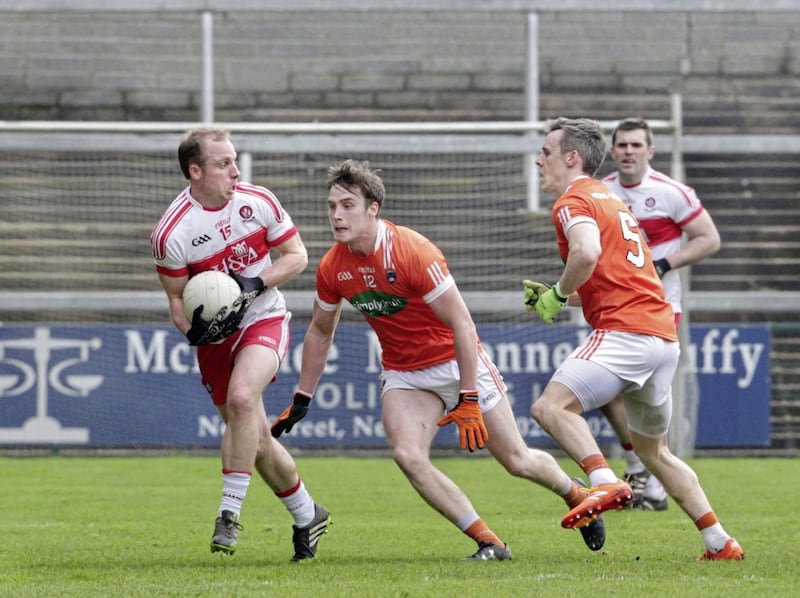 Ciaron O&#39;Hanlon recommended Armagh boss Kieran McGeeney give Blaine Hughes an opportunity. Picture by Margaret McLaughlin 