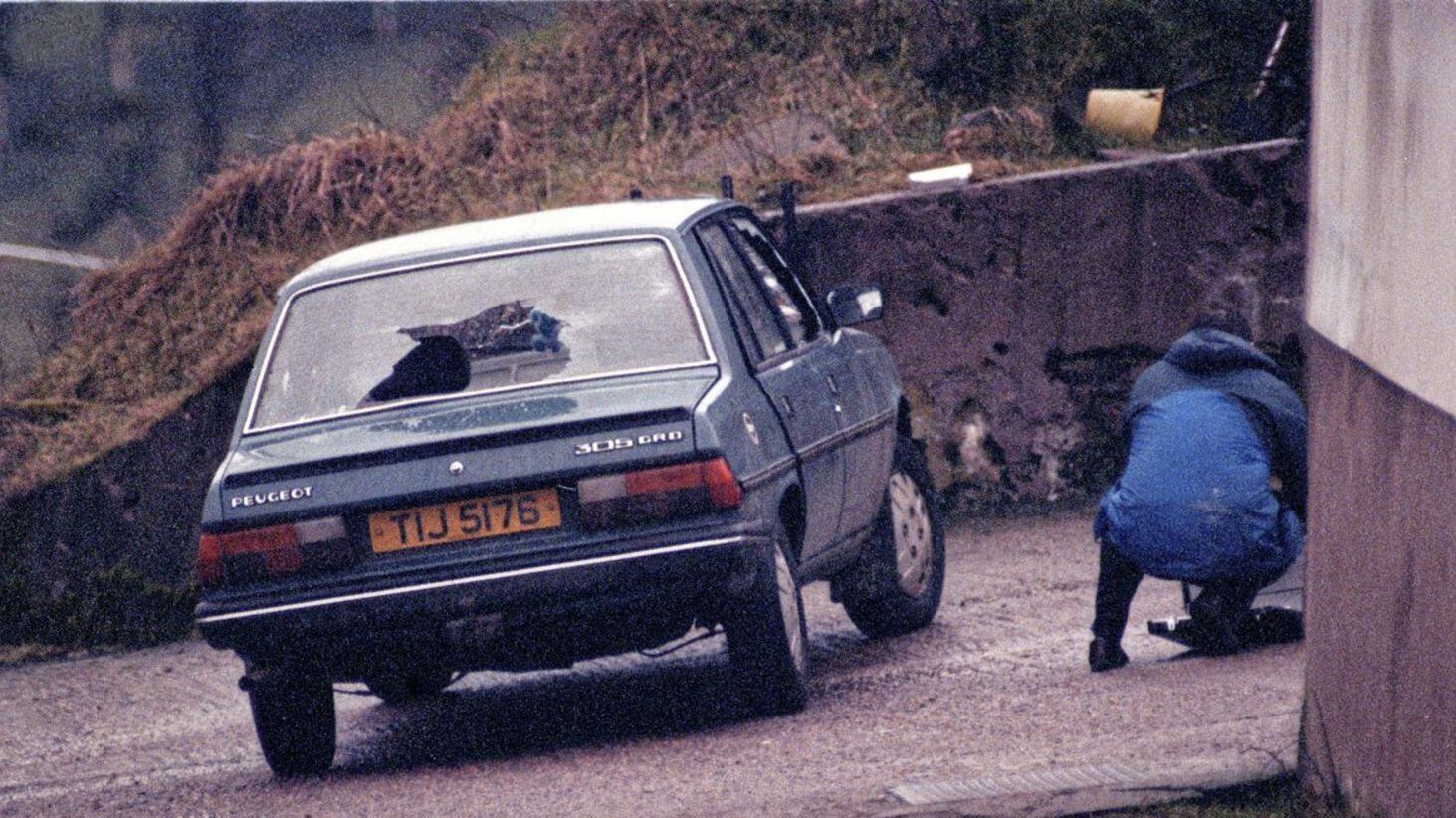Scene of the shooting at Boyles Bar Cappagh Co Tyrone. Pacemaker archive 