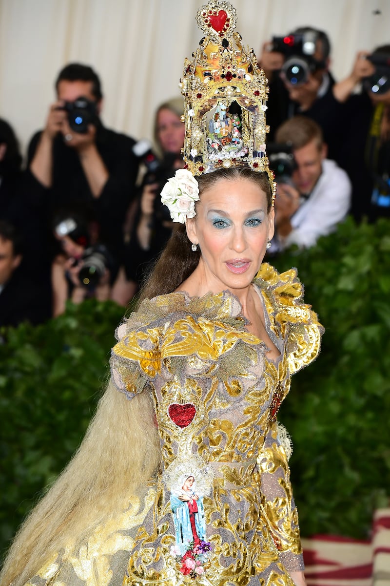 Sarah Jessica Parker attending the Metropolitan Museum of Art Costume Institute Benefit Gala in 2018