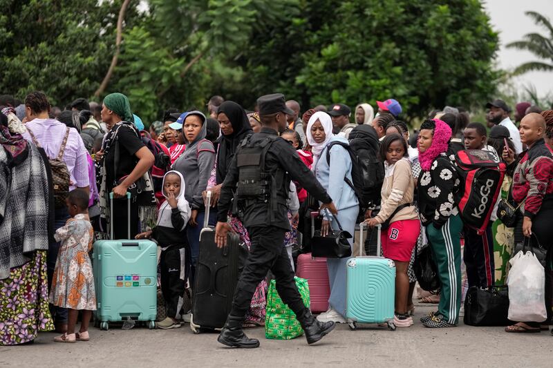 People have fled to Rwanda as the rebels advance (AP)