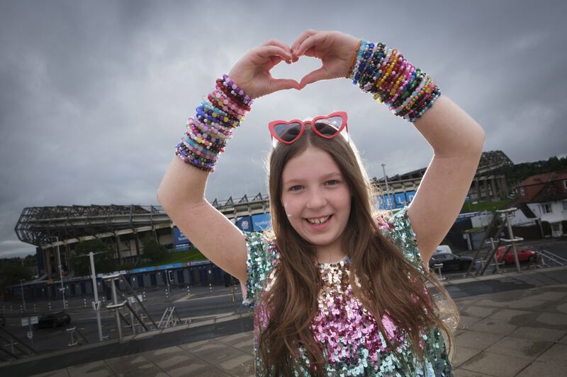 Devon Dickinson has made hundreds of the friendship bracelets