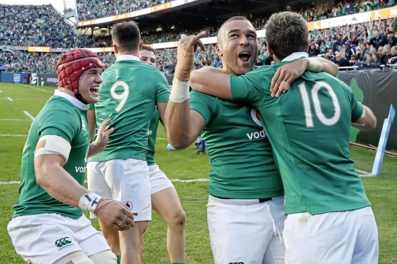 Simon Zebo is back in the Ireland squad for the first time since 2017, having rejoined Munster during the summer. Picture by AP 