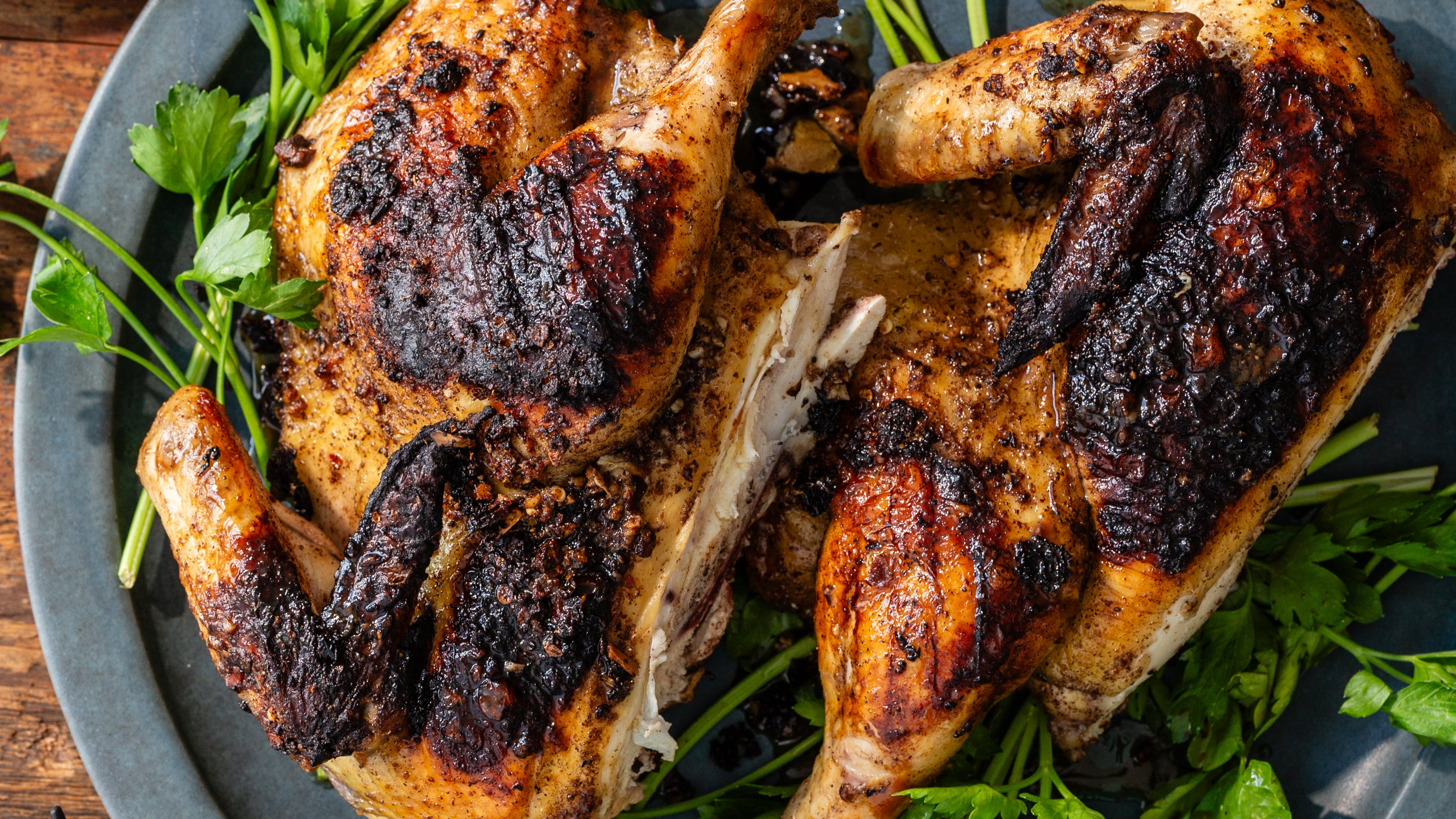 Whole barbecued chicken from Bethlehem