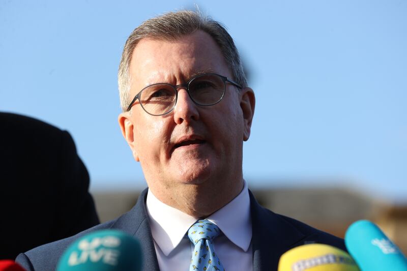 DUP leader Sir Jeffrey Donaldson says he has faced threats