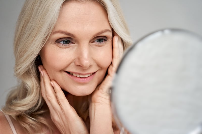 Women can start to see differences in their skin in six to eight weeks