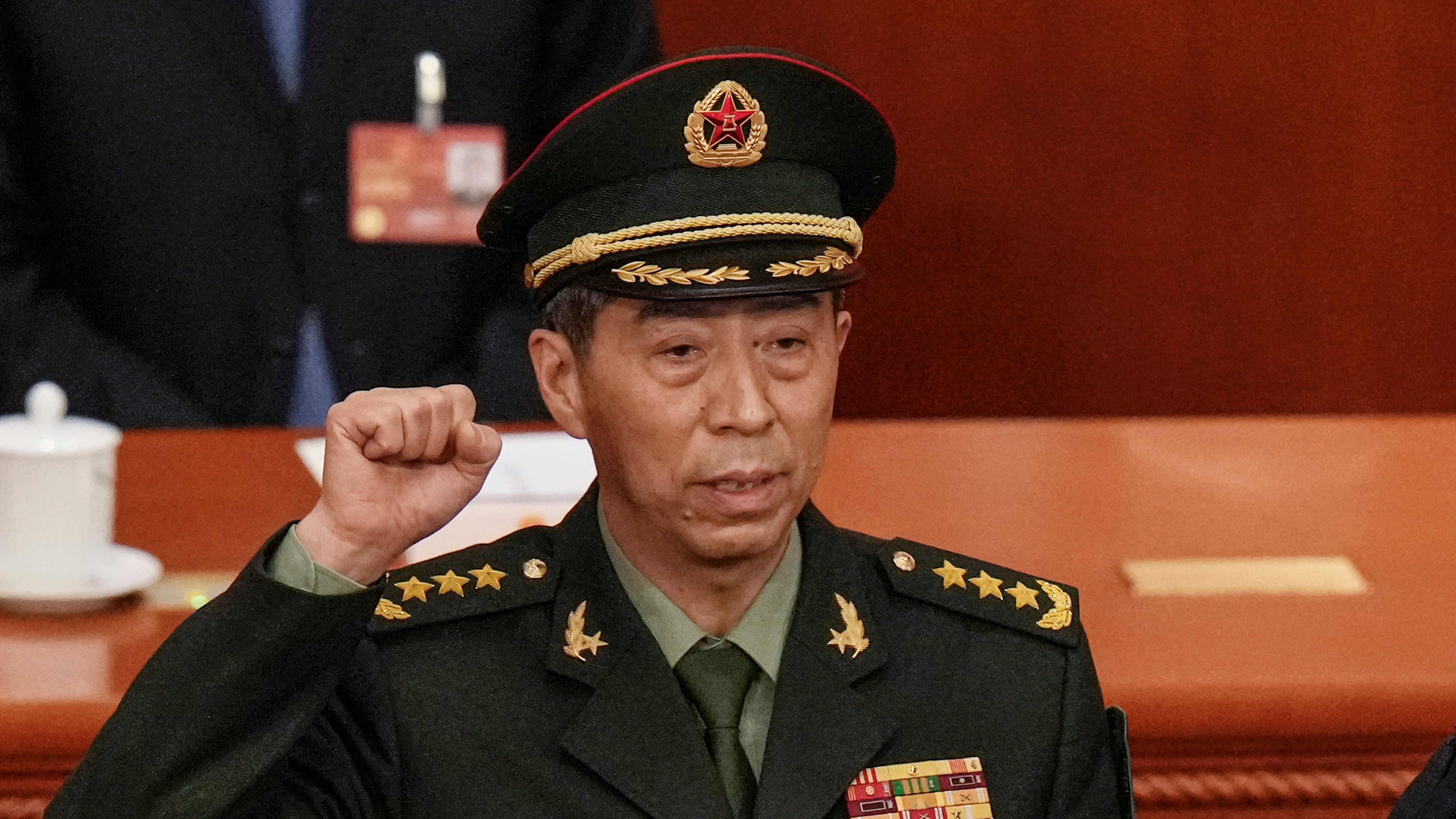 Former Chinese defence minister Li Shangfu has been accused of corruption (Andy Wong/AP)