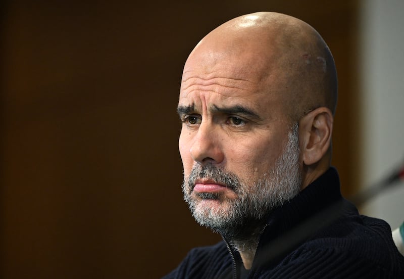 Pep Guardiola is in the final year of his contract