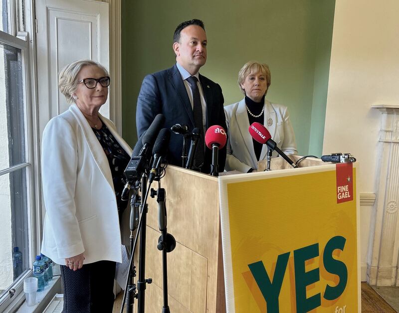 Irish premier Leo Varadkar has campaigned for yes votes