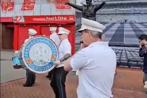 Liverpool Football Club investigating loyalist flute band parade in Anfield grounds