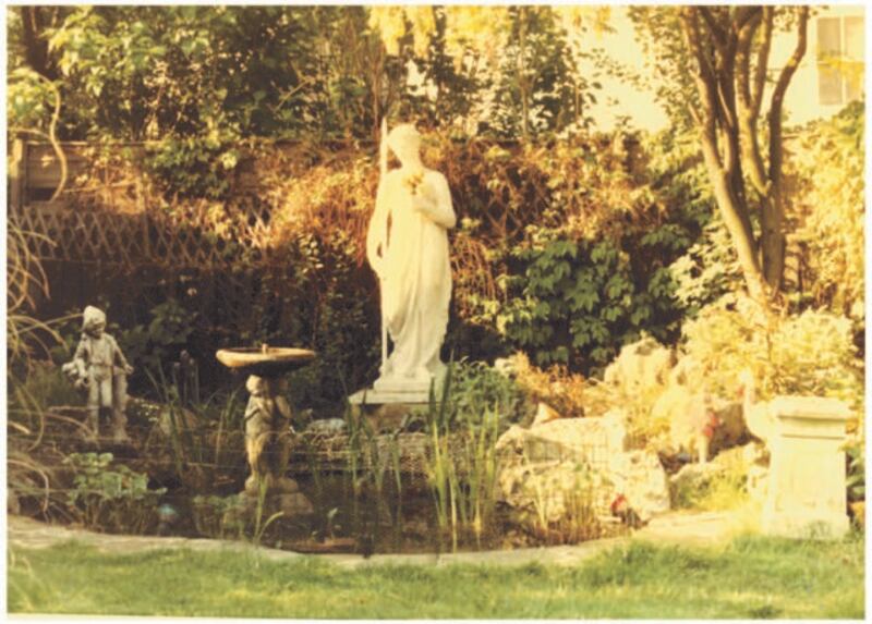 Statue of Aphrodite in the garden of Geoff Emerick