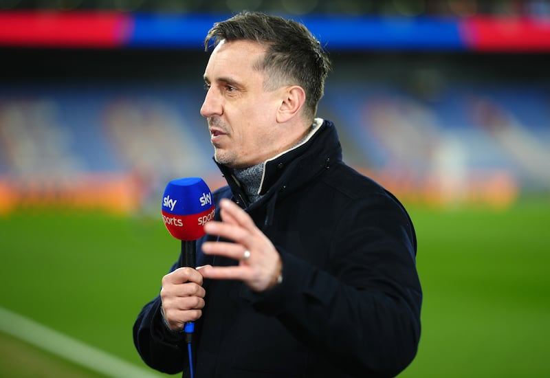 Gary Neville pulled no punches during the match