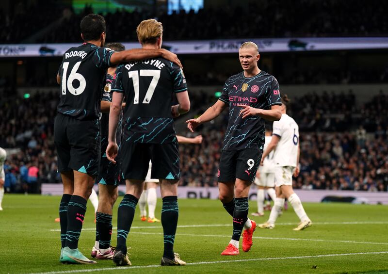 City won 2-0 at Tottenham in midweek to take a two-point advantage into their last game