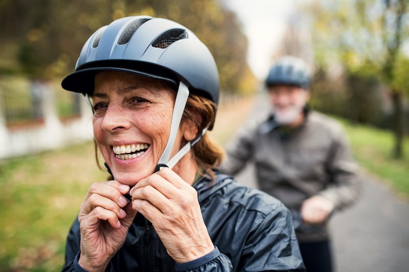 Not putting pressure on getting better at cycling is key to enjoying it