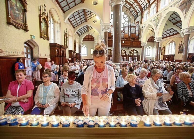 The last day of the Clonard Novena. Picture by Mal McCann 